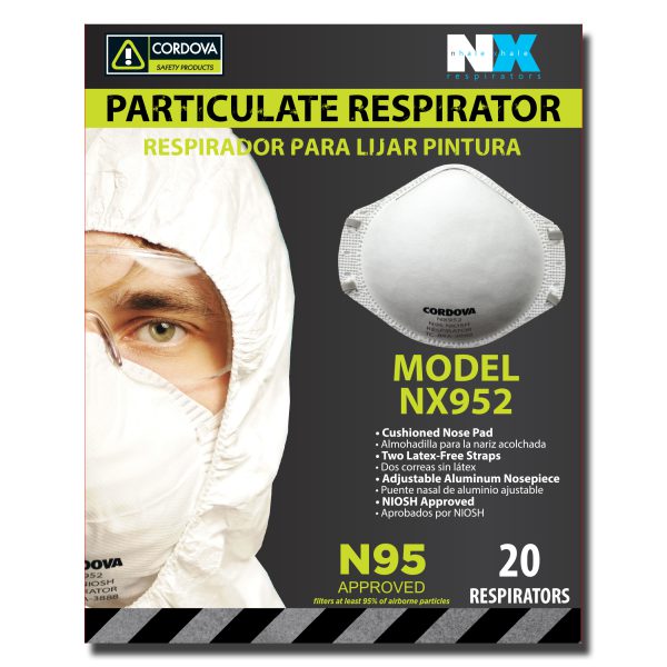 Respirator, Contoured, N95: #NX952 - Image 3