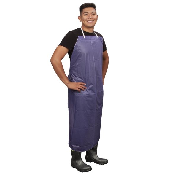 Apron, Vinyl, Blue: #RA06B48