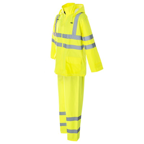 Rain Suit, Reptyle™, Hi-Vis, 2-Piece, Class 3: #SPR3GS