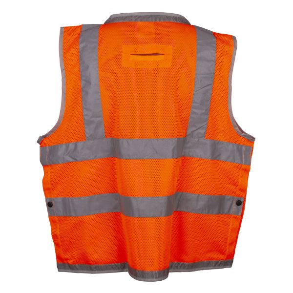 Surveyors Safety Vest, COR-BRITE®, Type R, Class 2, Heavy Duty: #VS295 - Image 2