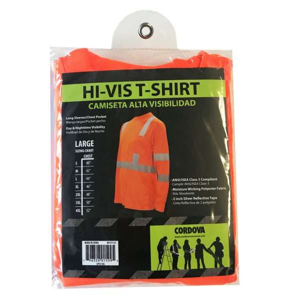 Shirt, Long-Sleeve, Hi-Vis, Class 3: #SPV510 - Image 2