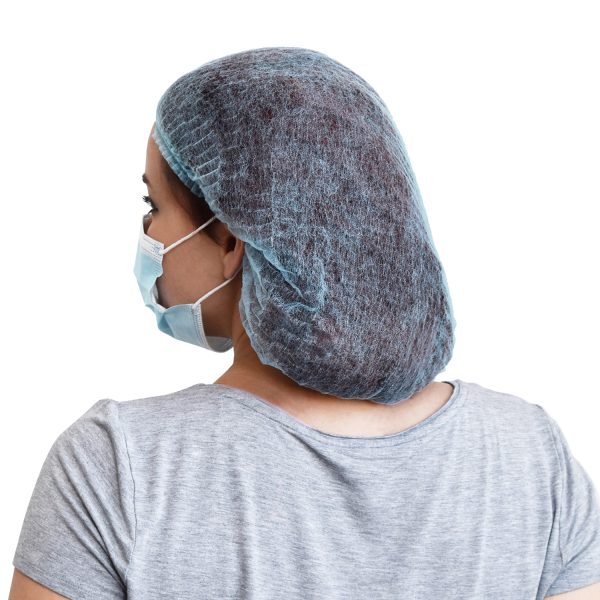 Bouffant Cap, Polypropylene, Pleated: #PBC19W - Image 4